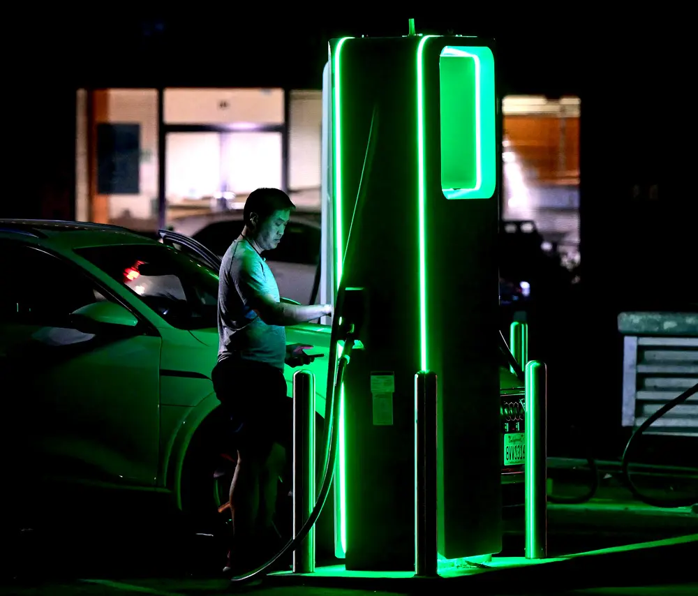 Charging car