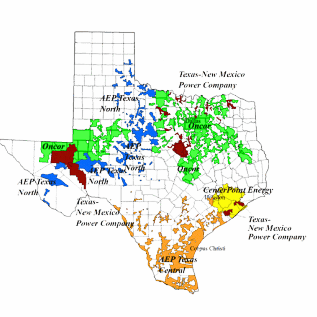 Ercot map