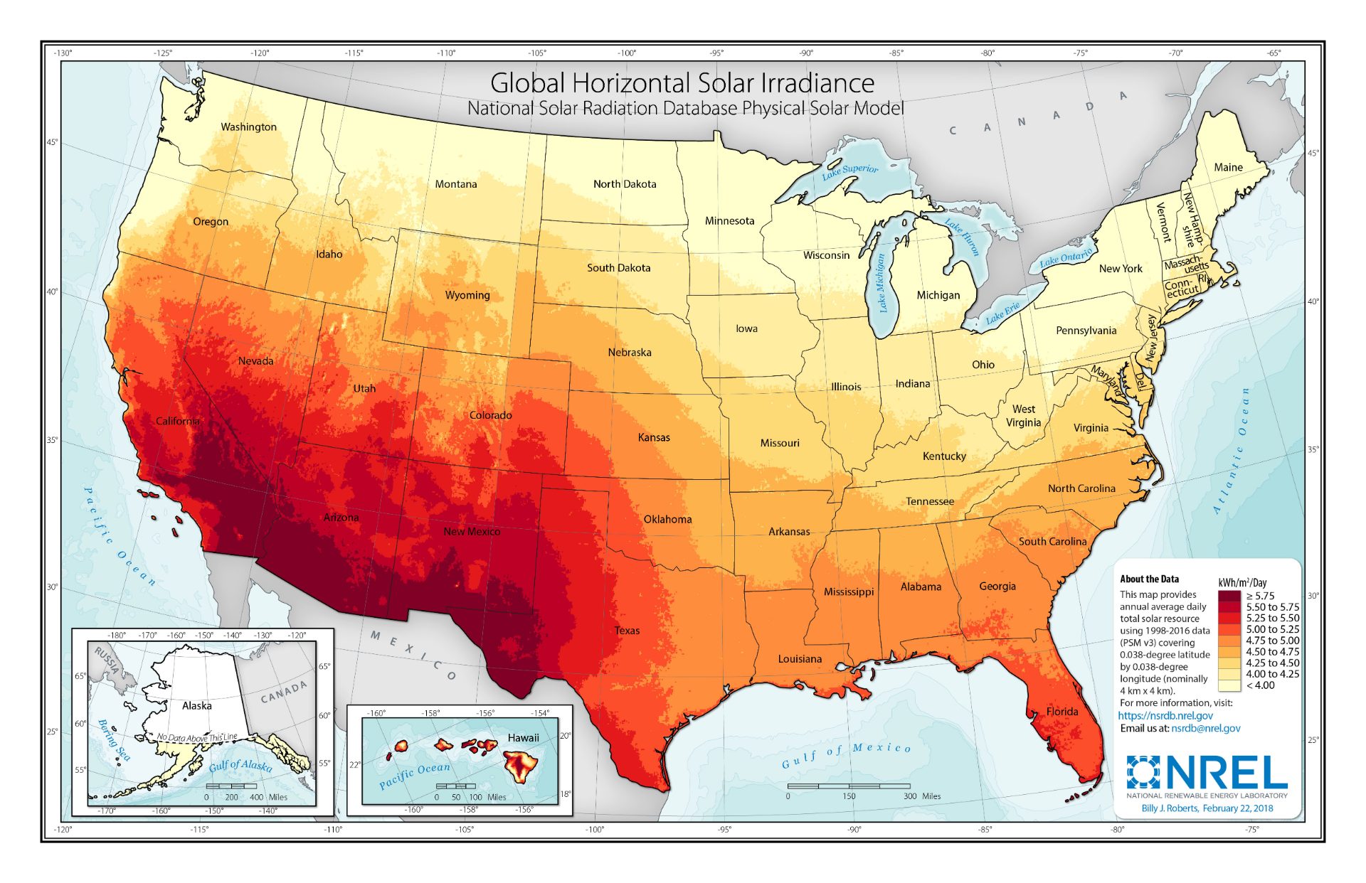 What Is Solar Energy? Our Sun Explained 4 The national renewable energy laboratory's map of solar irradiance in the u. S.