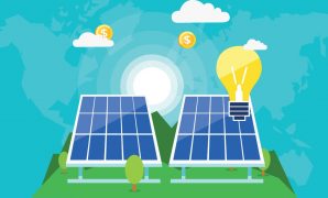 Solar panels graphic